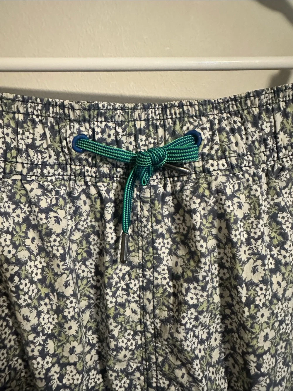 J. Crew Floral Swim Trunks Boys 12 Single back pocket